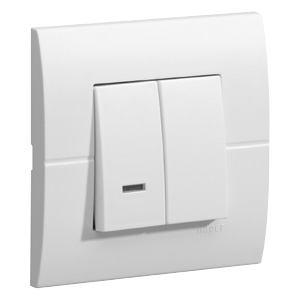 Comutador de escada ou bot�o com visor