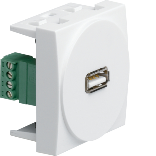 WS265 systo 2M Tomada USB,  branco